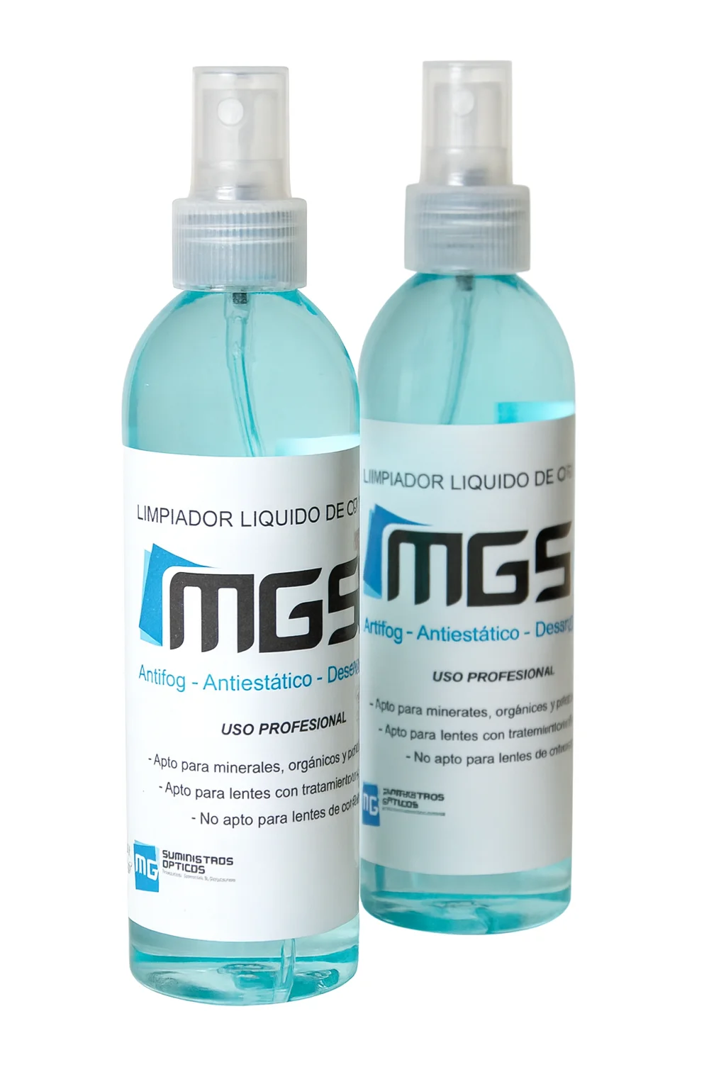 Limpia cristales mostrador